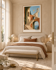 Architecture Méditerranéenne — œuvre seule dans une chambre haussmannienne